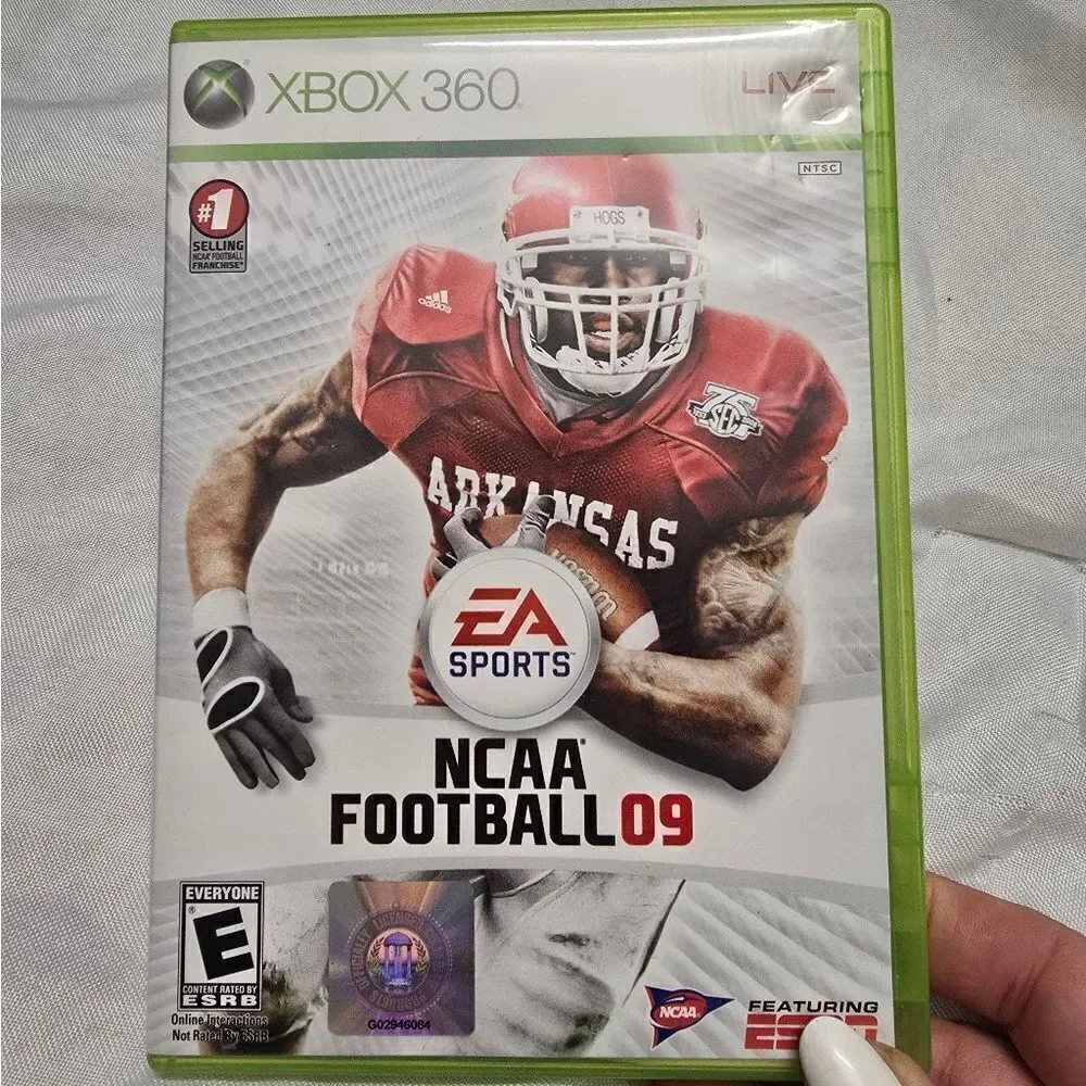 Xbox 360 NCCA Football 09, NHL 08, Madden 25, Madden 15, Madden 16 Bundle of 5